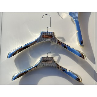 Вішалка-плечики з широким плечем 44х5см (хромовані)